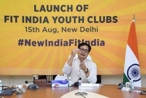 किरेन रिजिजू ने "Fit India Youth Clubs" पहल का किया शुभारंभ |_3.1