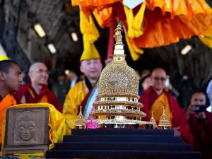 अर्जुन मेघवाल ने प्राप्त किए मंगोलिया से वापस लाए गए भगवान बुद्ध के पवित्र कपिलवस्तु अवशेष |_3.1