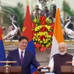 भारत-मंगोलिया ने समझौता ज्ञापन पर हस्ताक्षर किए, मुफ्त वीज़ा की घोषणा की, 70 वर्ष पूरे