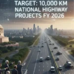 केंद्र का वित्त वर्ष 2026 में 10,000 किलोमीटर राष्ट्रीय राजमार्ग परियोजनाओं को मंजूरी देने का लक्ष्य