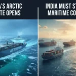 चीन का ‘आर्कटिक एक्सप्रेस’ मार्ग खुला — भारत को क्यों मज़बूत करने होंगे अपने समुद्री गलियारे