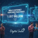 दूसरी तिमाही में भारत में इंटरनेट यूजर 1.49 प्रतिशत बढ़कर 1017.81 मिलियन हुए: TRAI