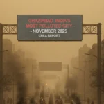 गाजियाबाद नवंबर 2025 में भारत का सबसे प्रदूषित शहर बन गया: CREA रिपोर्ट