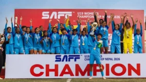 भारत ने SAFF U-19 महिला फुटबॉल चैम्पियनशिप जीती