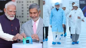 PM मोदी ने साणंद में माइक्रोन की सेमीकंडक्टर एटीएमपी इकाई का उद्घाटन किया
